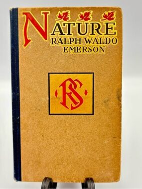 Antique Book “NATURE”  by Ralph Waldo Emerson 1909 Hardcover Edition
